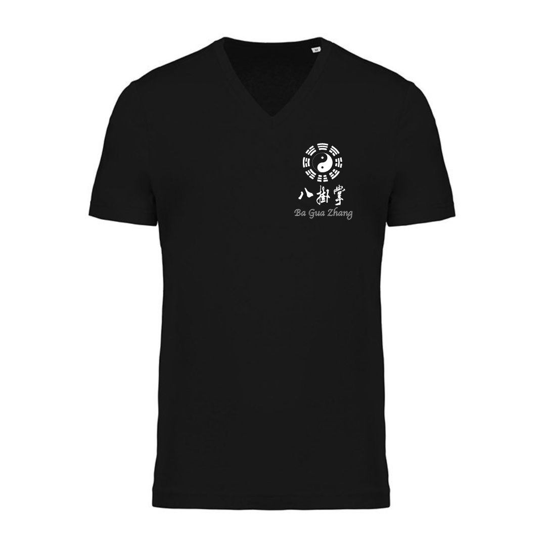 Tee-shirt noir coton bio Ba Gua Zhang